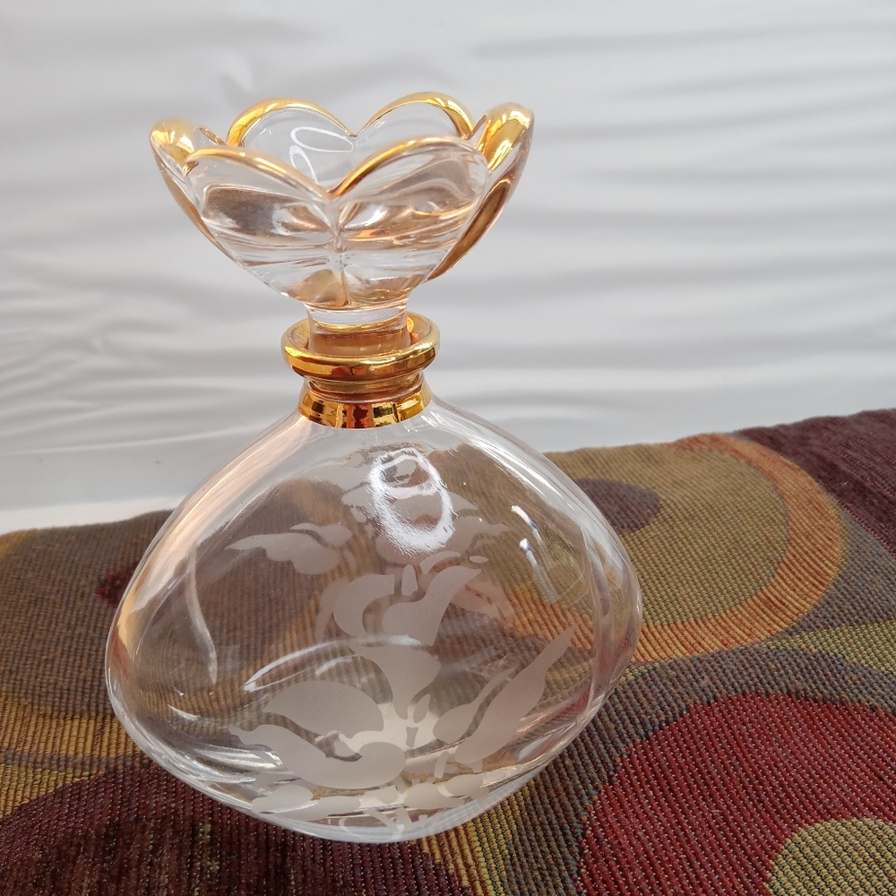 Perfume Bottle Genuine Lead Cristal